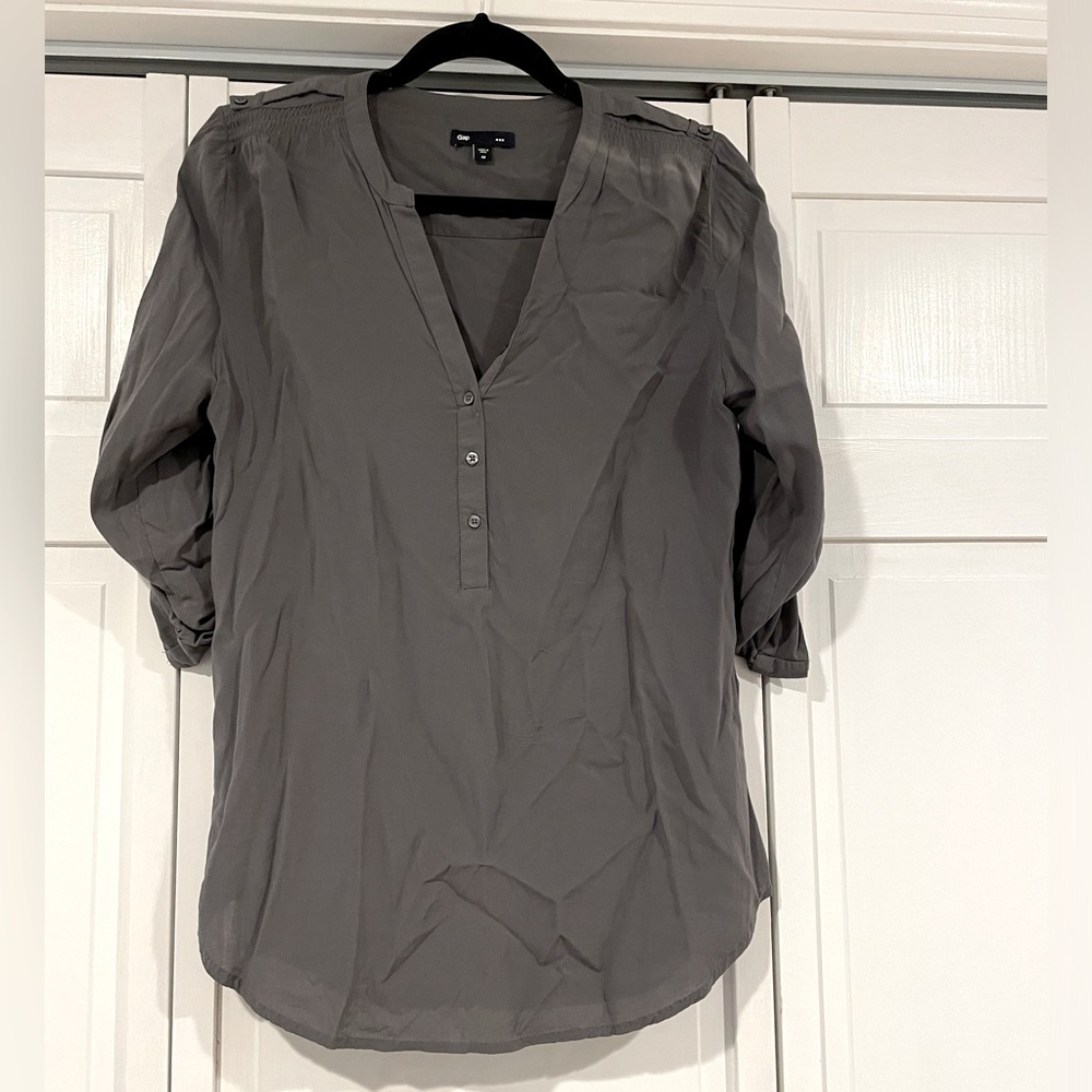 Gray blouse
